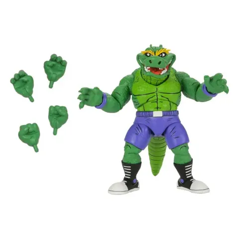 NECA TMNT Adventures Stump Wrestling Leatherhead Action Figure