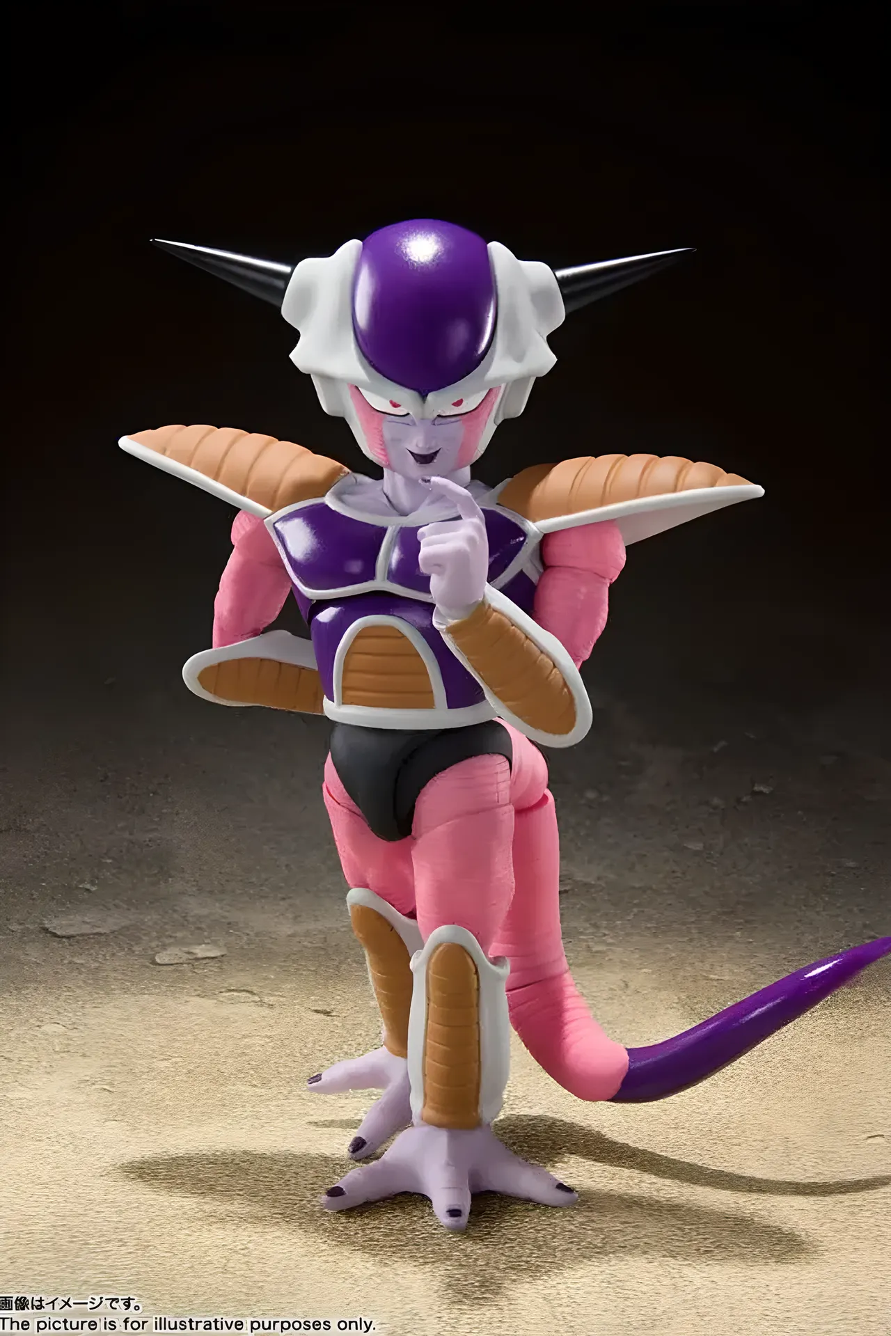 Bandai Tamashii Nations S.H. Figuarts Frieza Première Forme + Pod 6" Figurine - Image 1