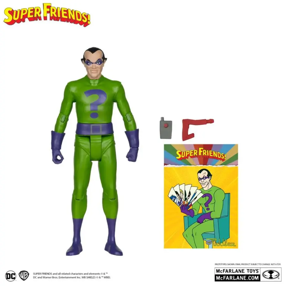 McFarlane Toys DC Retro The Riddler Red Platinum 6" Figure - Image 1