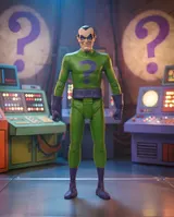 McFarlane Toys DC Retro The Riddler Red Platinum 6" Figure - Thumbnail 4