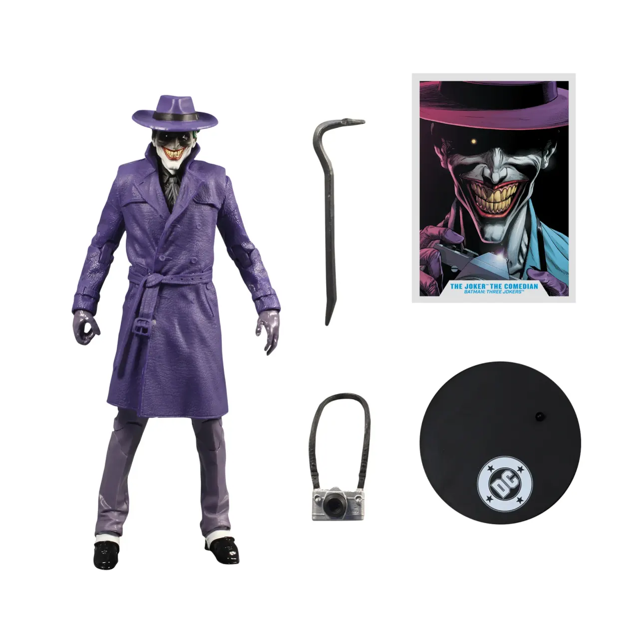 McFarlane Toys DC Multiverse The Joker (The Comedian) 7" Action Figure - Image 3