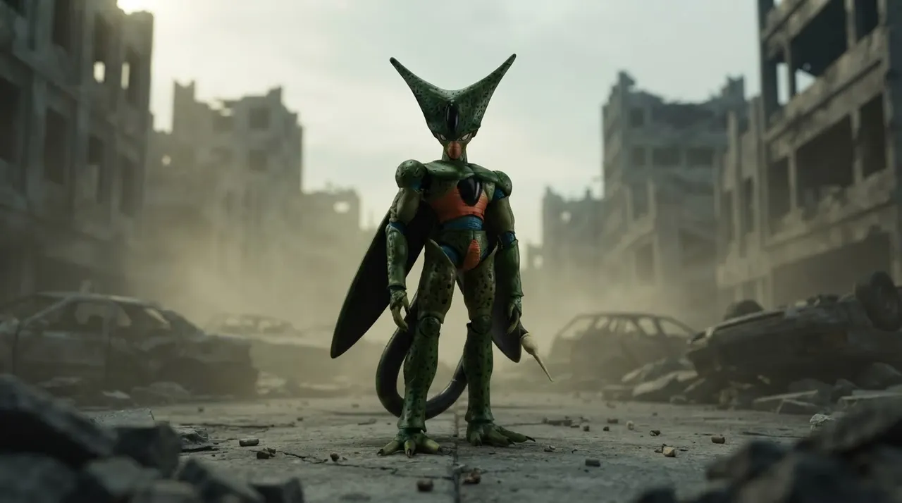 Bandai Tamashii Nations S.H.Figuarts Cell First Form Action Figure - Image 6