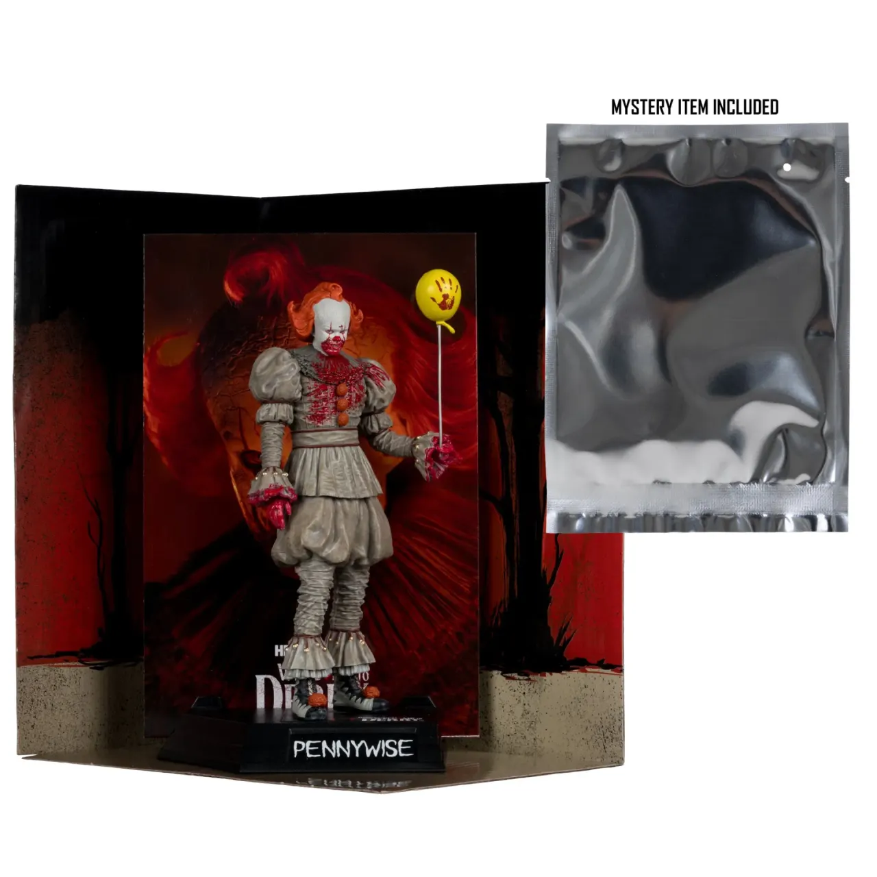 McFarlane Toys Pennywise (Bloody) 6\" Figure – IT: Welcome to Derry - Image 1
