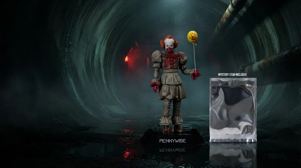 McFarlane Toys Pennywise (Bloody) 6\" Figure – IT: Welcome to Derry