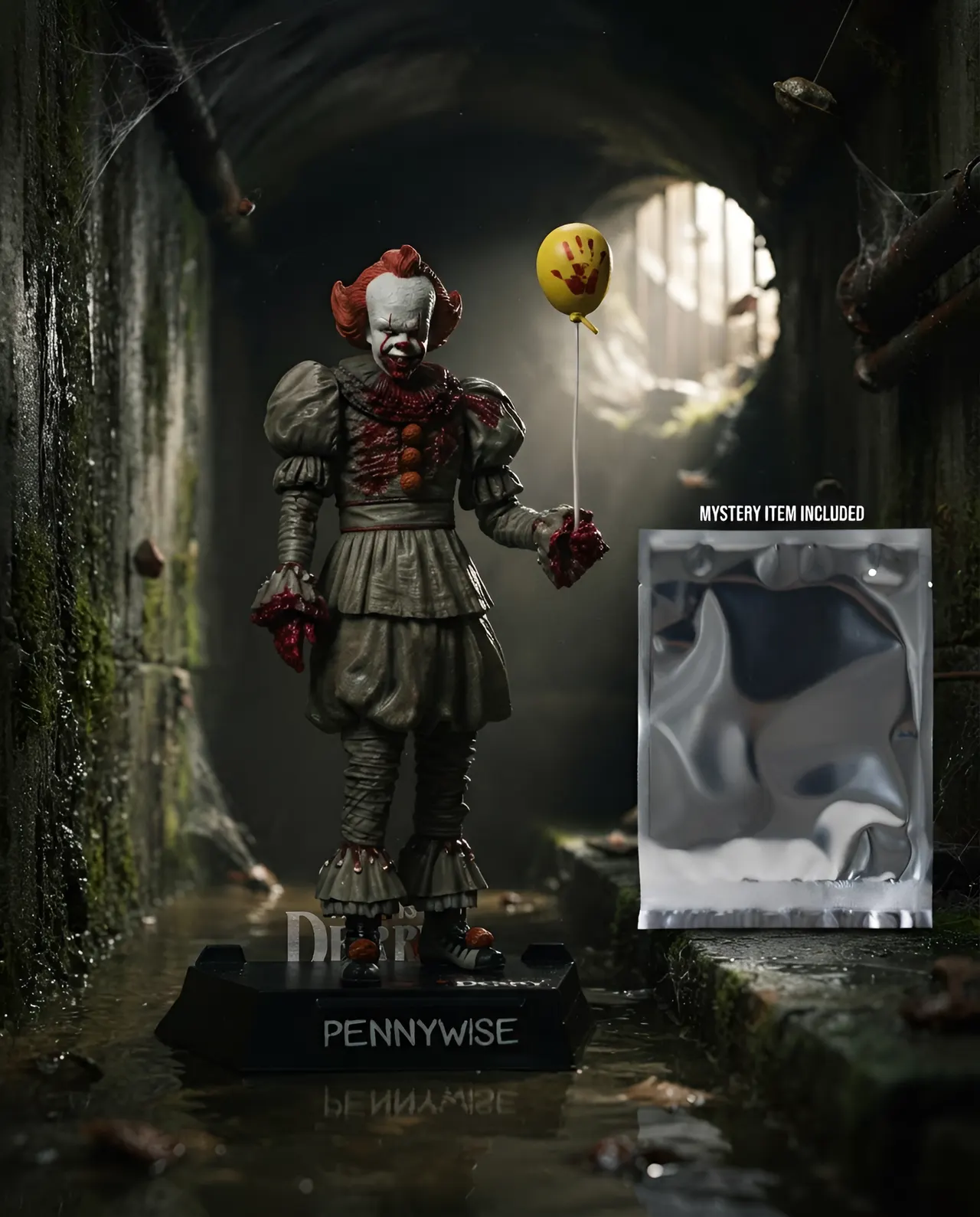 McFarlane Toys Pennywise (Bloody) 6\" Figure – IT: Welcome to Derry - Image 6