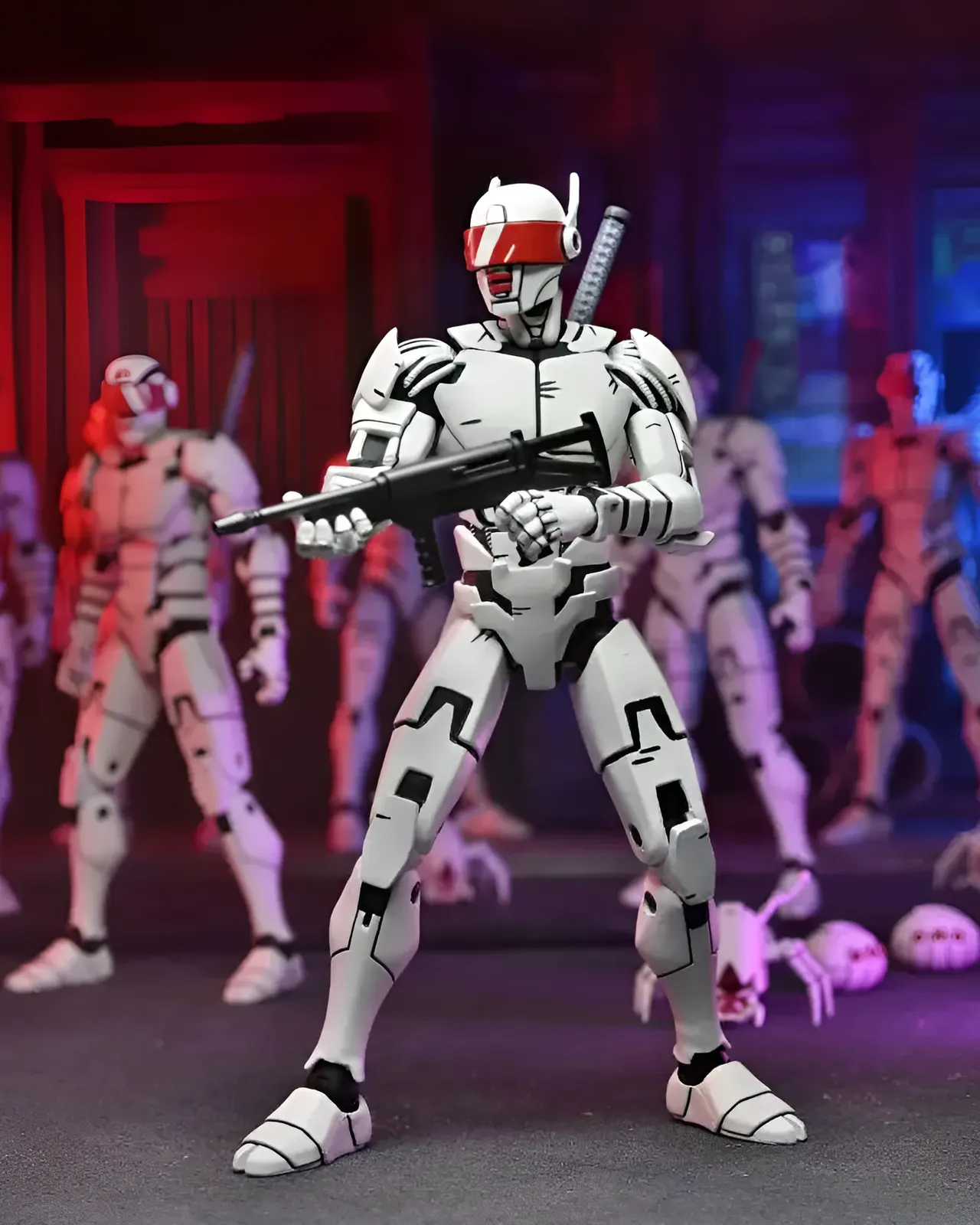 NECA TMNT The Last Ronin Ultimate Elite Synja Patrol Bot Figure - Image 6