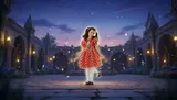 Disney Rubie's Classic Red Minnie Mouse Costume Ages 7-8 - Thumbnail 3