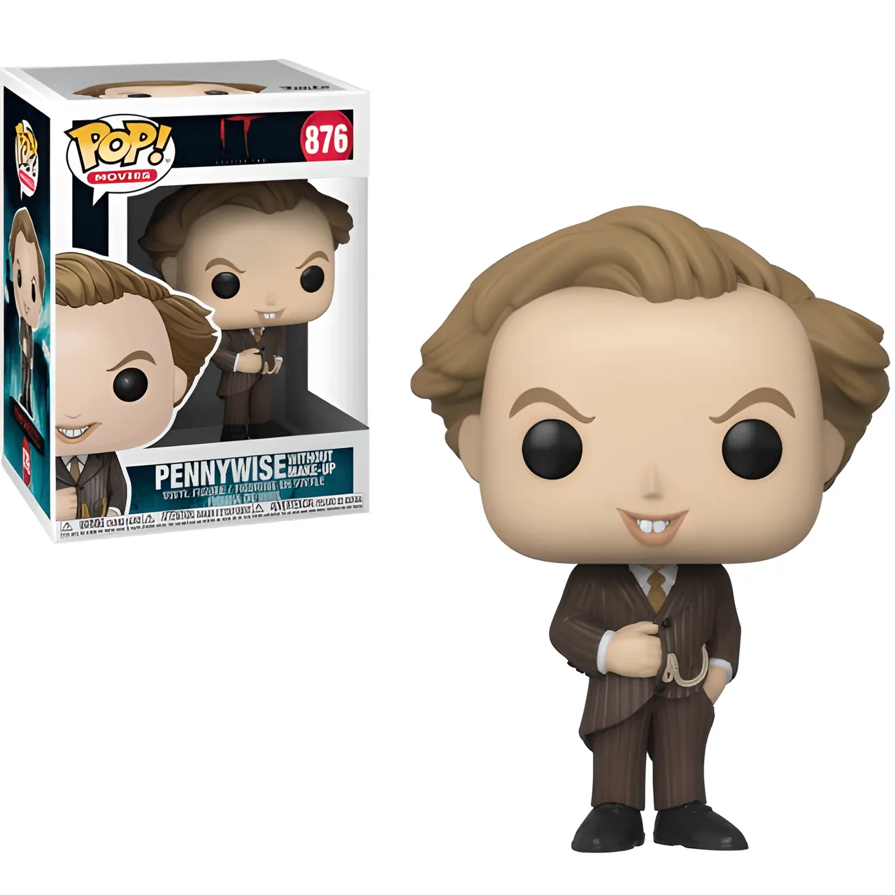 Funko Pop! It Chapter Two Pennywise No Makeup #876 Vinyl Figure - Image 1