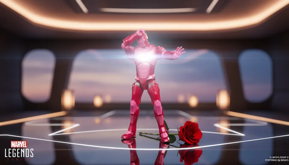 Hasbro Marvel Legends Iron Man I Love You 3000 Pink Figure