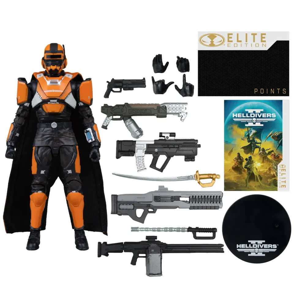 McFarlane Helldivers 2 CE-25 Trench Engineer Élite 18 cm Figurine articulée - Image 2