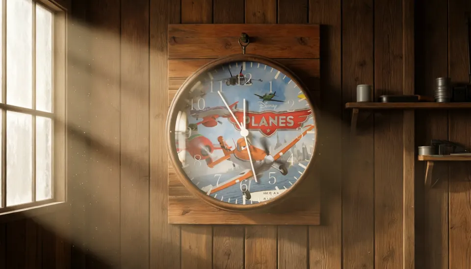 Disney Dusty Crophopper 25cm Wall Clock – Planes