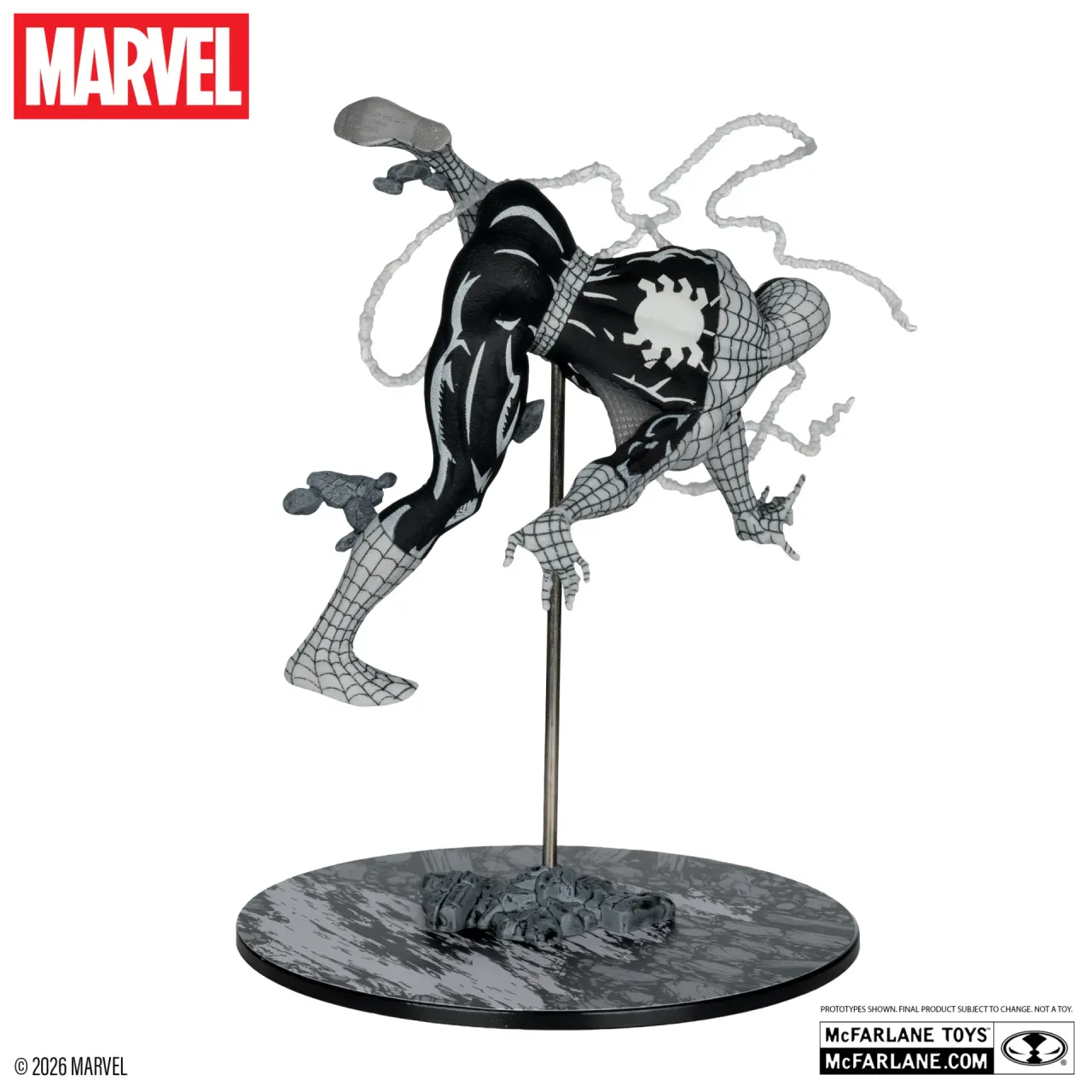 McFarlane Toys Marvel Legends Spider-Man Line Art 1:10 Gold Label - Image 2