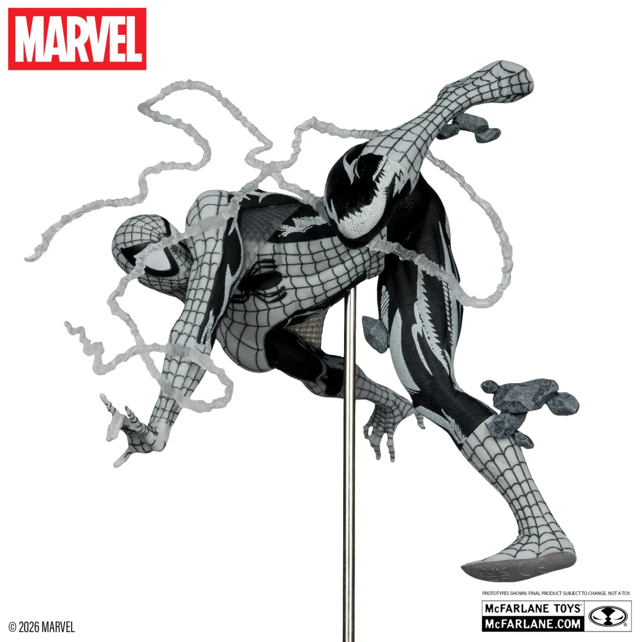McFarlane Toys Marvel Legends Spider-Man Line Art 1:10 Gold Label - Image 1