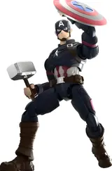 Blokees Marvel Champion Infinity Captain America Figure - Thumbnail 4