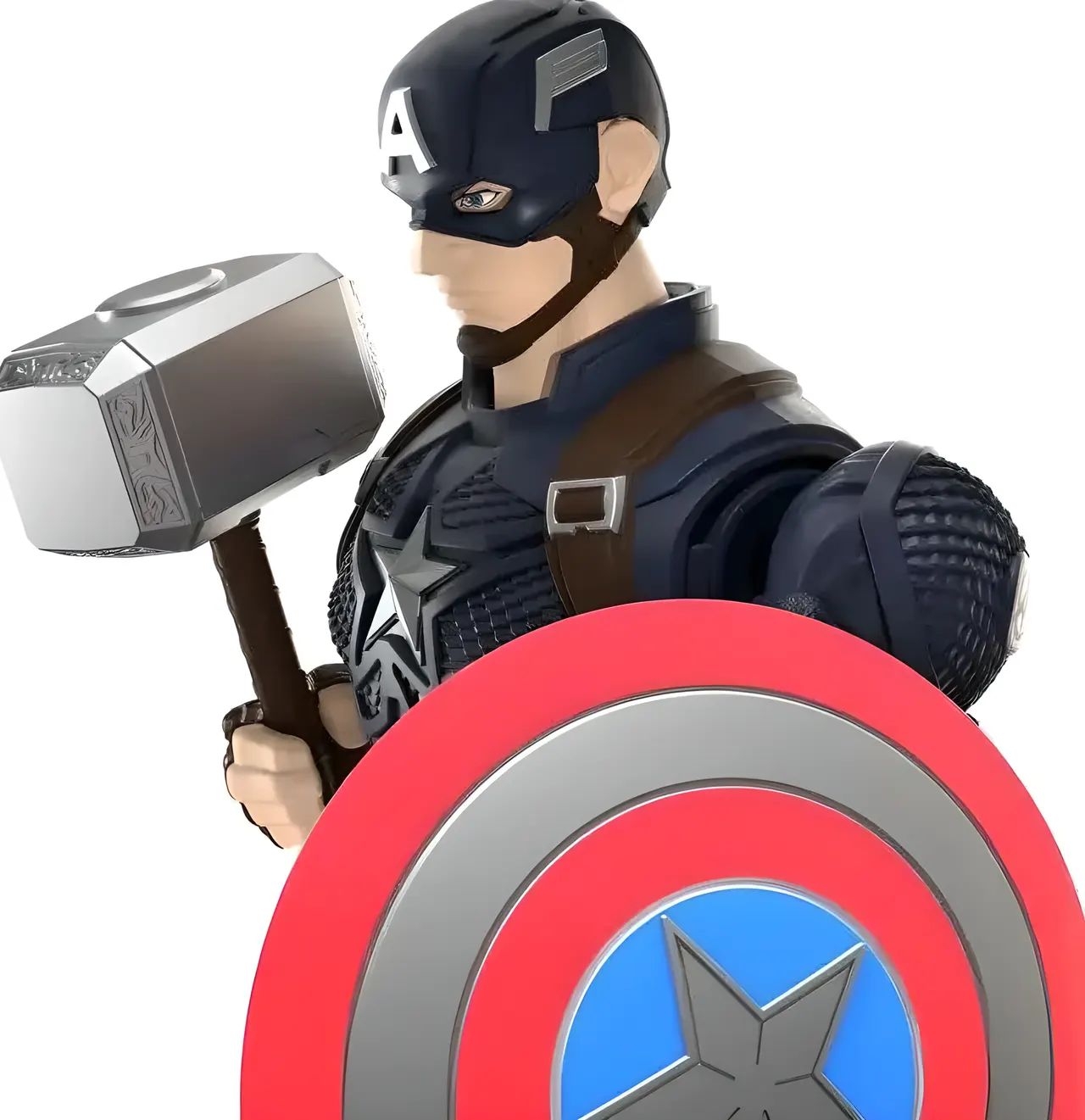 Blokees Marvel Champion Infinity Captain America Figure - Image 9