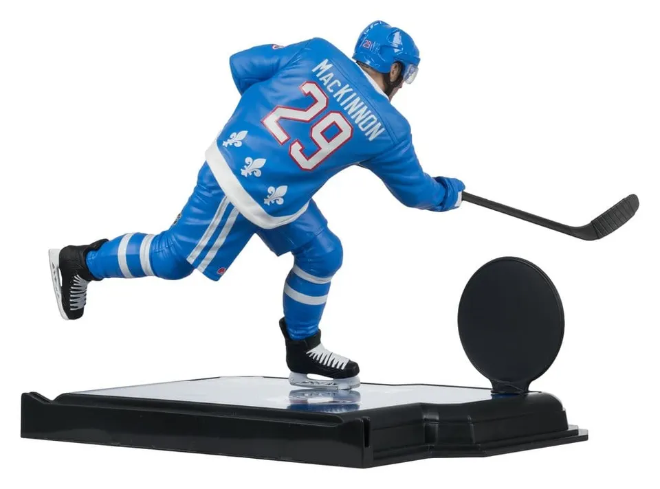McFarlane Toys Nathan MacKinnon Quebec Nordiques Retro 7" Figure - Image 5