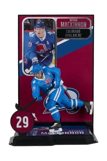 McFarlane Toys Nathan MacKinnon Quebec Nordiques Retro 7" Figure - Image 3