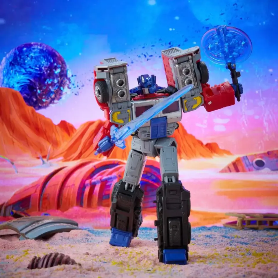 Hasbro Transformers Legacy G2 Universo Láser Optimus Prime Leader 6in - Image 3