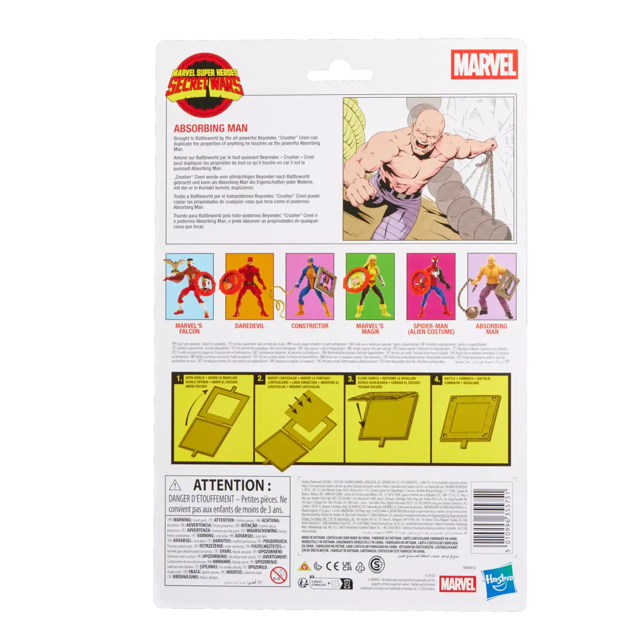 Hasbro Marvel Legends Secret Wars Absorbing Man 6-inch Action Figure - Image 2