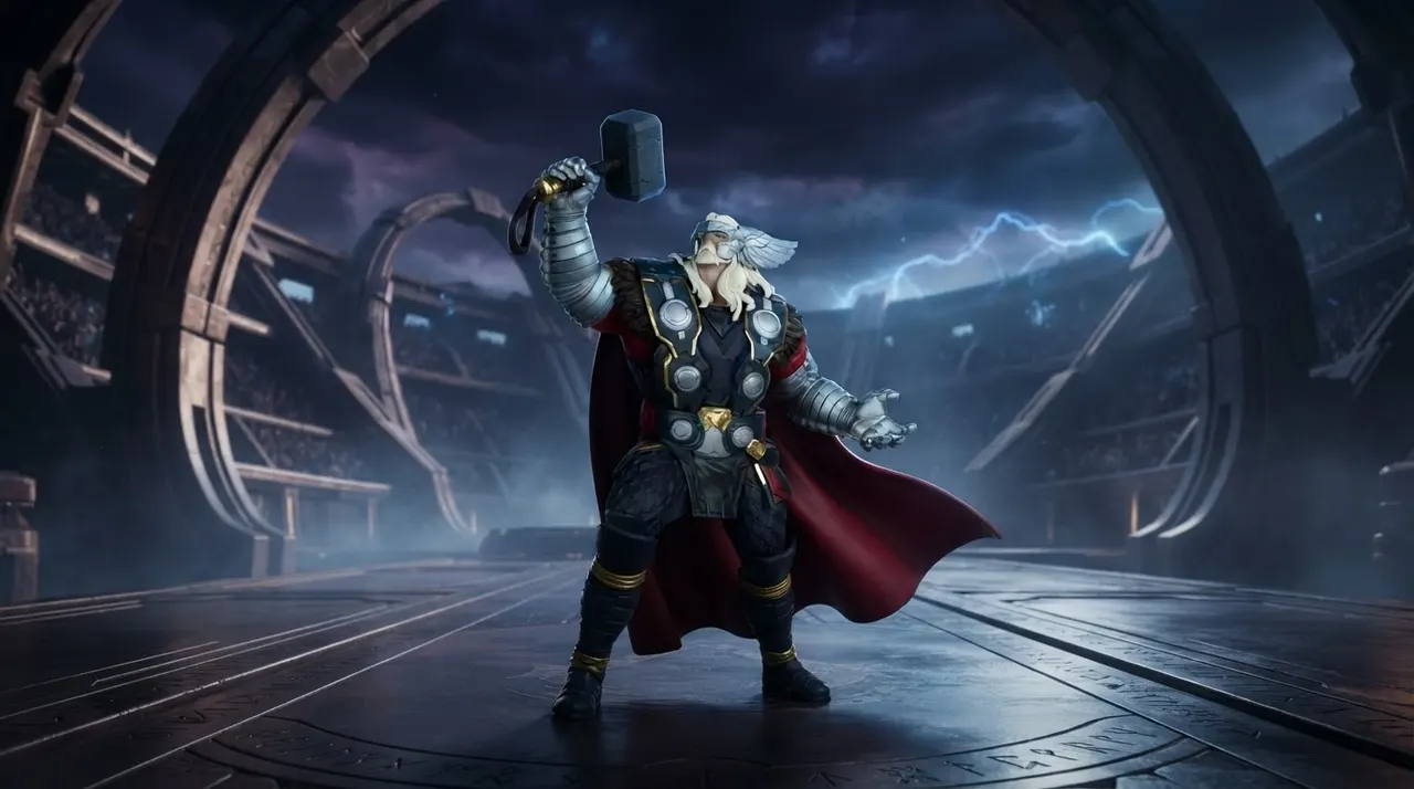 Marvel Legends Thor – The Mighty Thor 6" 1:10 Scale Action Figure - Image 9