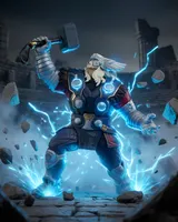 Marvel Legends Thor – The Mighty Thor 6" 1:10 Scale Action Figure - Thumbnail 10