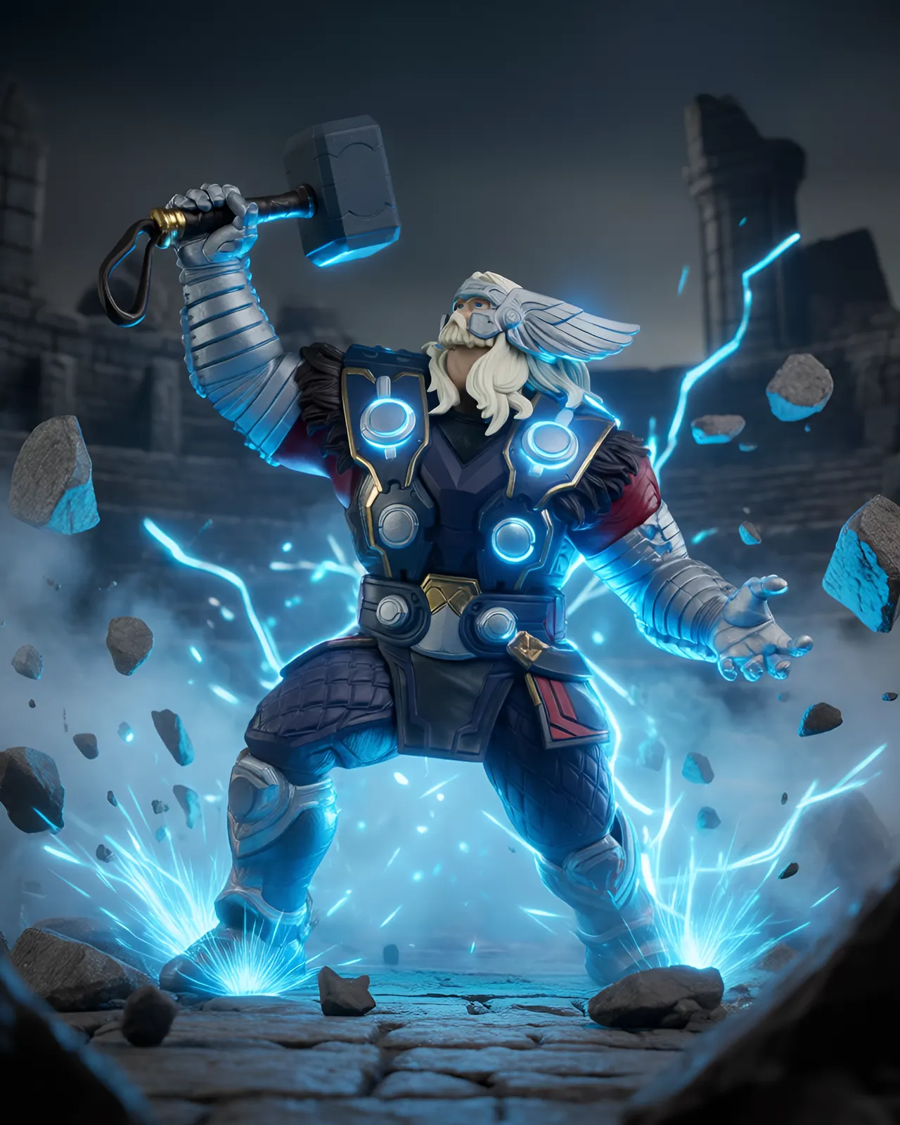 Marvel Legends Thor – The Mighty Thor 6" 1:10 Scale Action Figure - Image 10