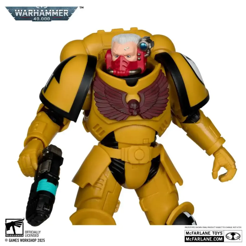 McFarlane Warhammer 40k Intercessor Sergeant (Imperial Fist) Gold Label - Image 3