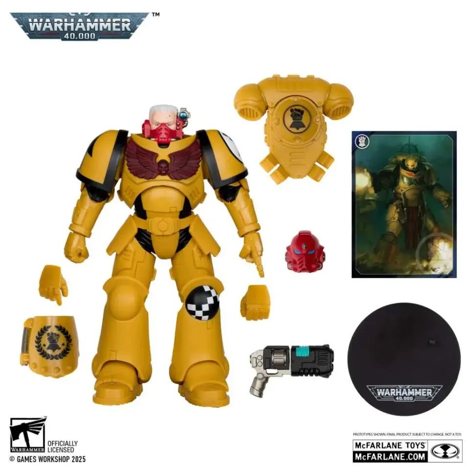 McFarlane Warhammer 40k Intercessor Sergeant (Imperial Fist) Gold Label - Image 2