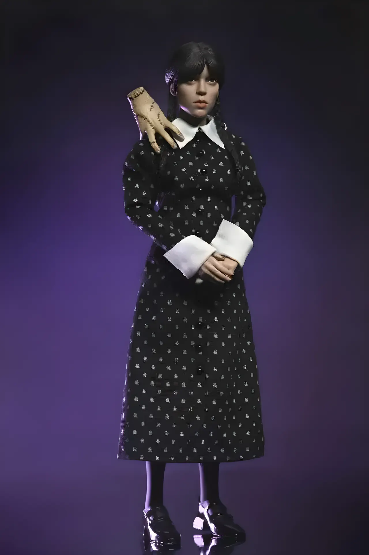 NECA Wednesday Addams (Classic Dress) Clothed Action Figure - Image 6