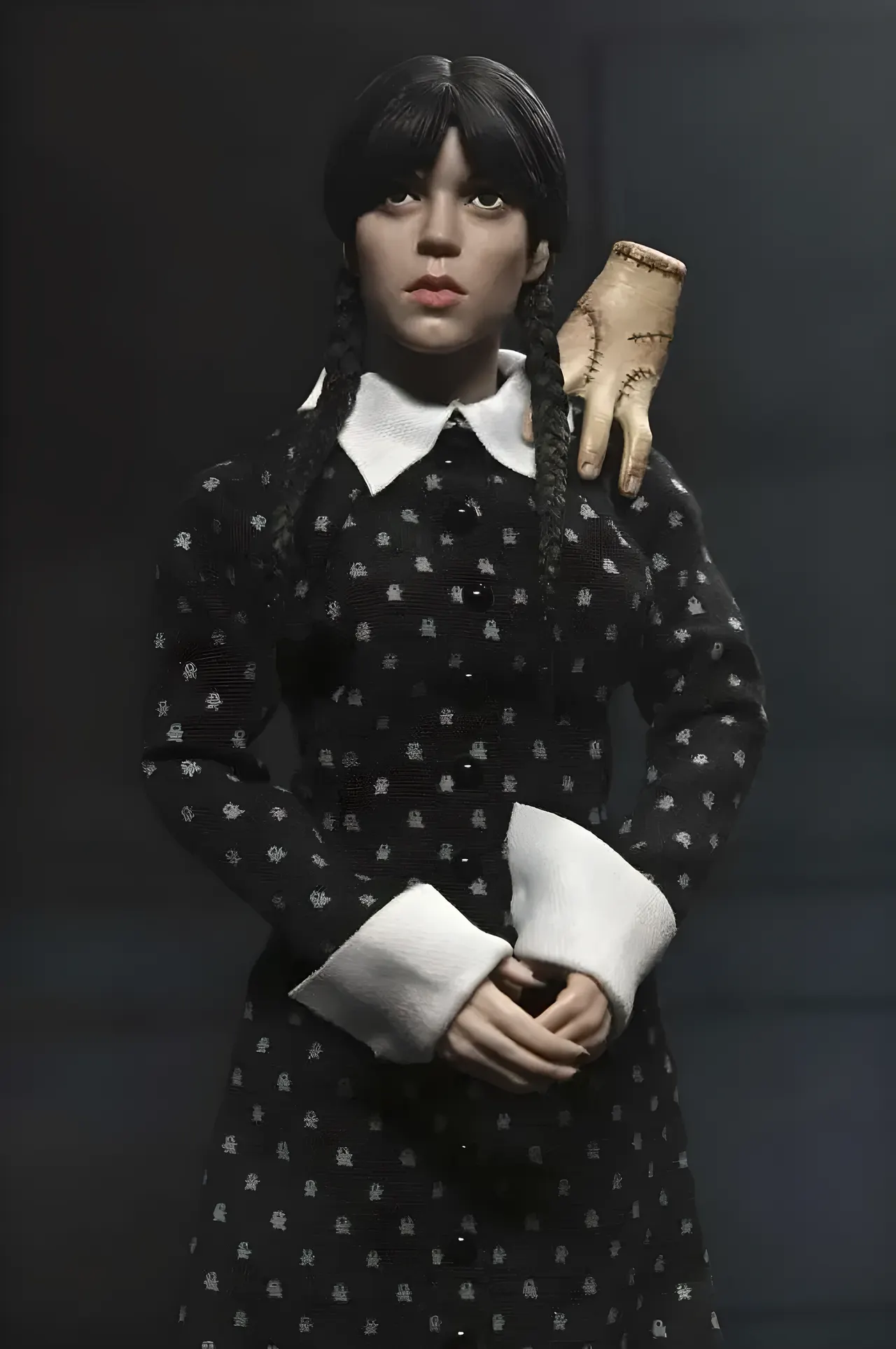 NECA Wednesday Addams (Classic Dress) Clothed Action Figure - Image 9