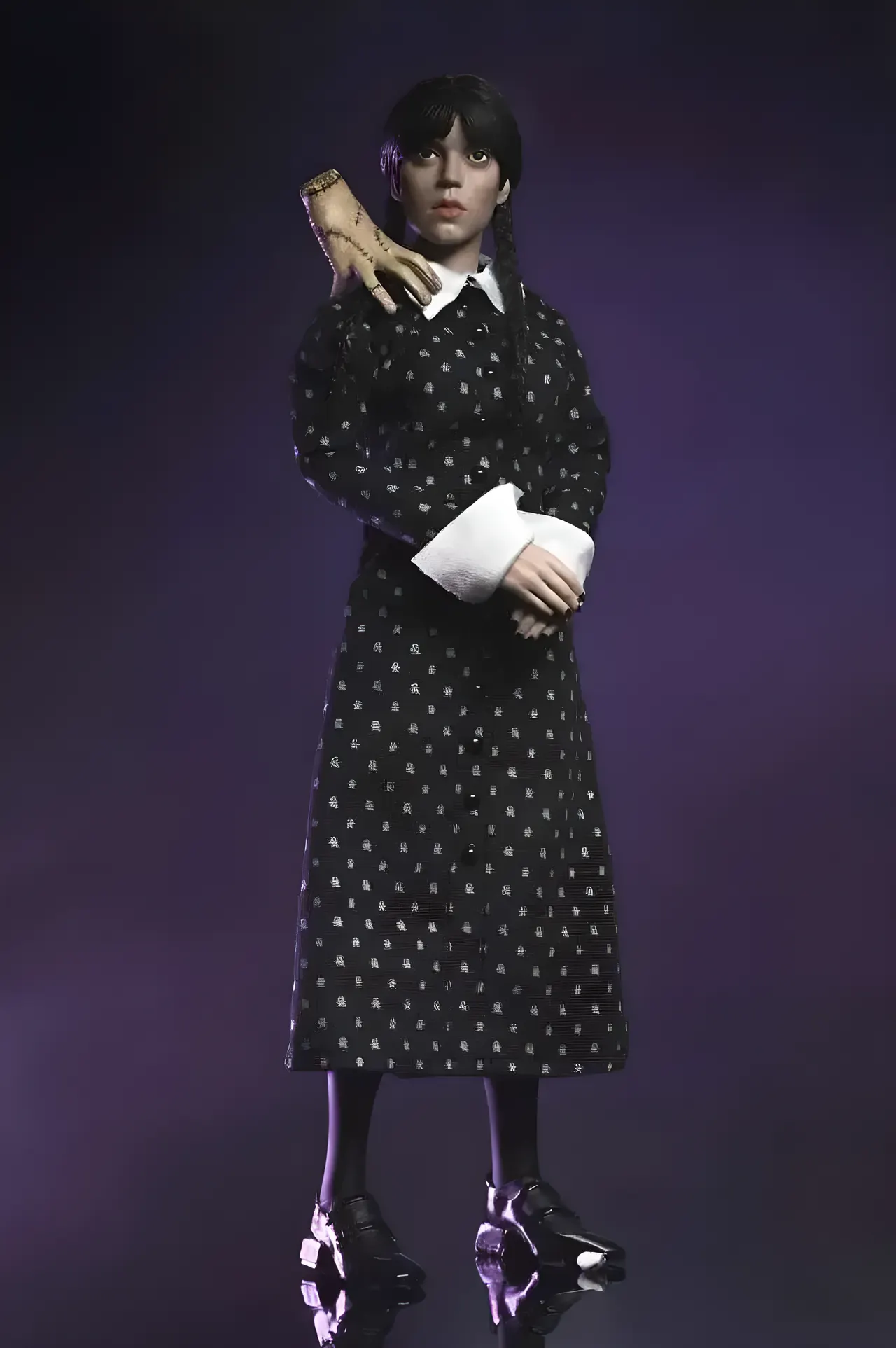 NECA Wednesday Addams (Classic Dress) Clothed Action Figure - Image 2