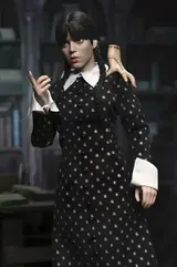 NECA Wednesday Addams (Classic Dress) Clothed Action Figure - Thumbnail 7