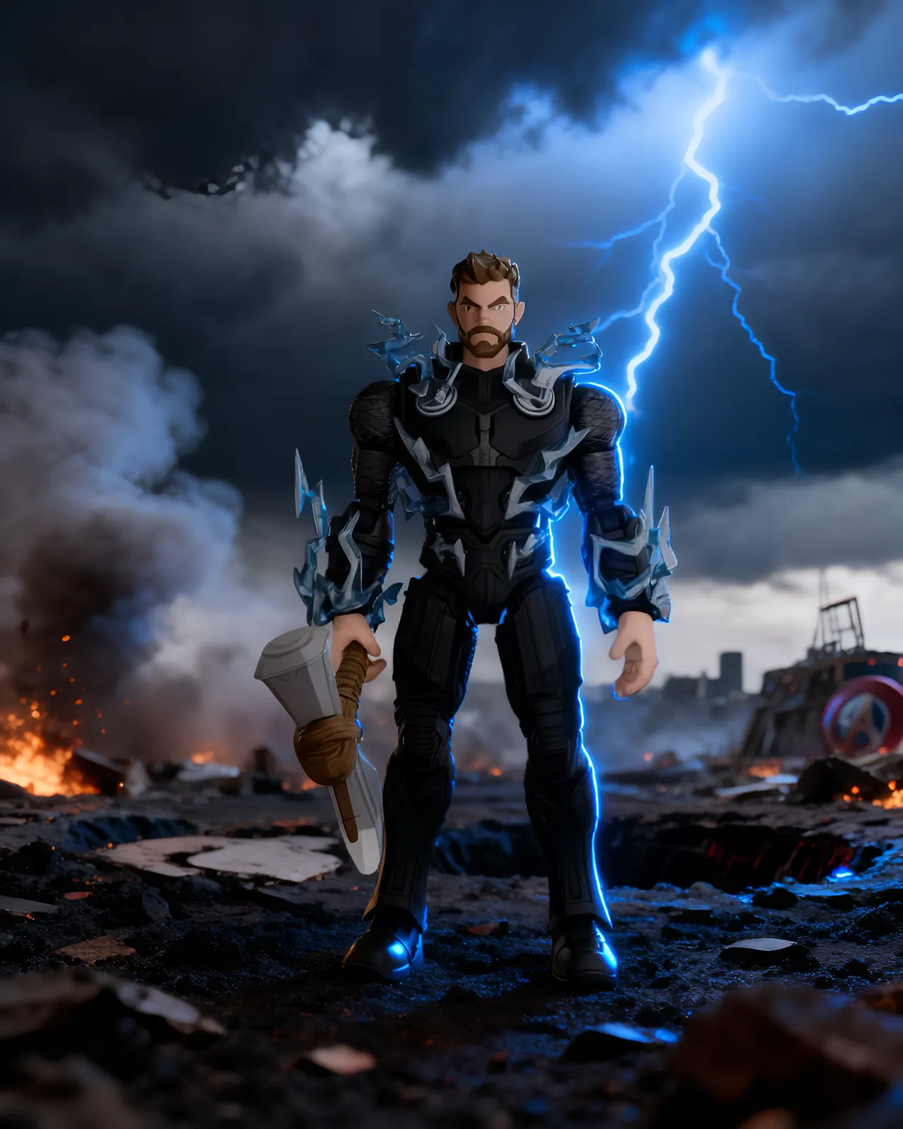 Blokees Marvel Champion Class Thor Model Kit – Infinity Saga - Image 12