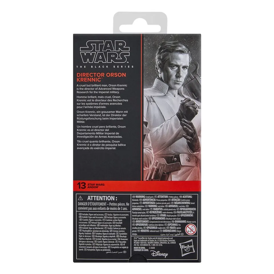 Hasbro Star Wars Black Series Orson Krennic 6" Action Figure - Image 9
