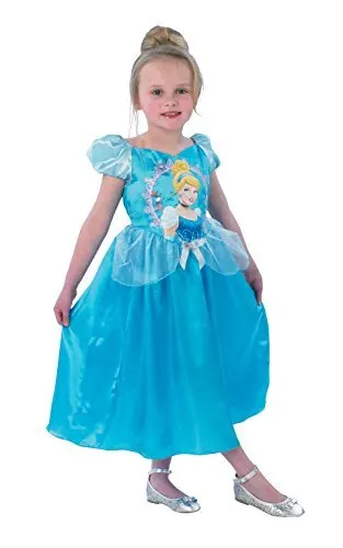 Rubie's Large Girls Classic Cinderella Costume – Blue Fancy Dress