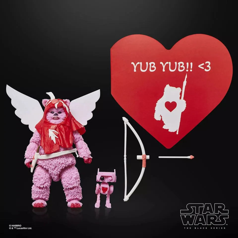 Hasbro Star Wars Ewok Valentine's Day Edition - Black Series 6" - Image 2