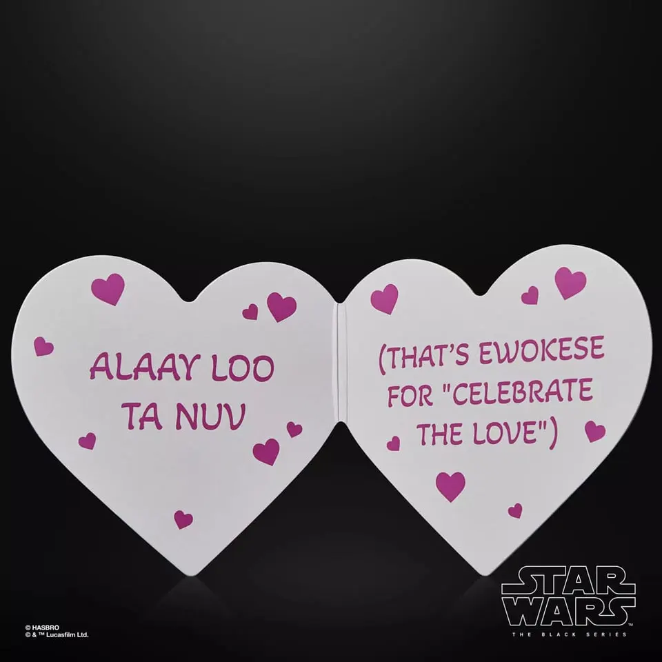 Hasbro Star Wars Ewok Valentine's Day Edition - Black Series 6" - Image 4