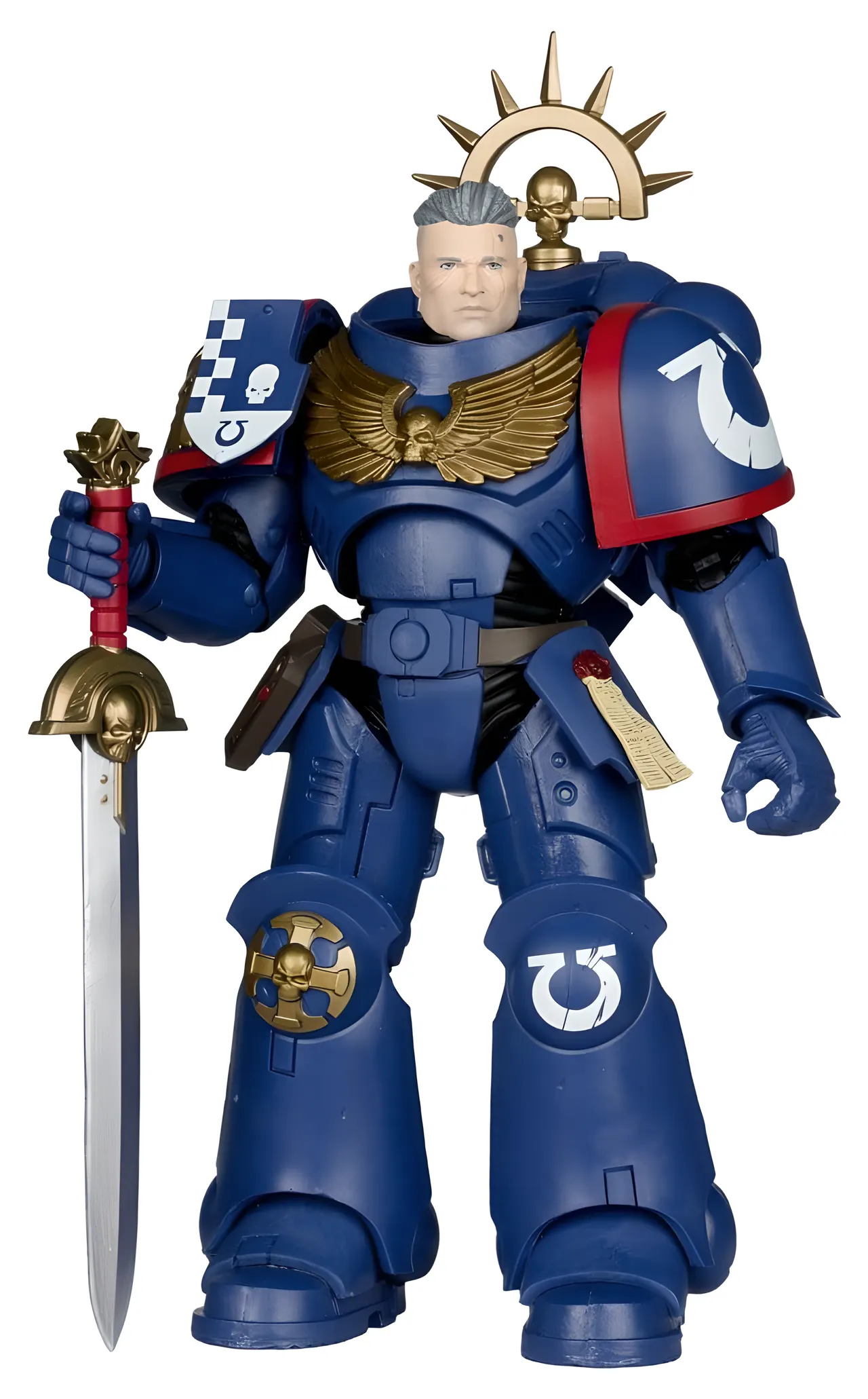 McFarlane Toys Warhammer 40k Ultramarines Lieutenant de la 3e Compagnie 7" - Image 7
