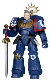 McFarlane Toys Warhammer 40k Ultramarines Lieutenant de la 3e Compagnie 7" - Thumbnail 7