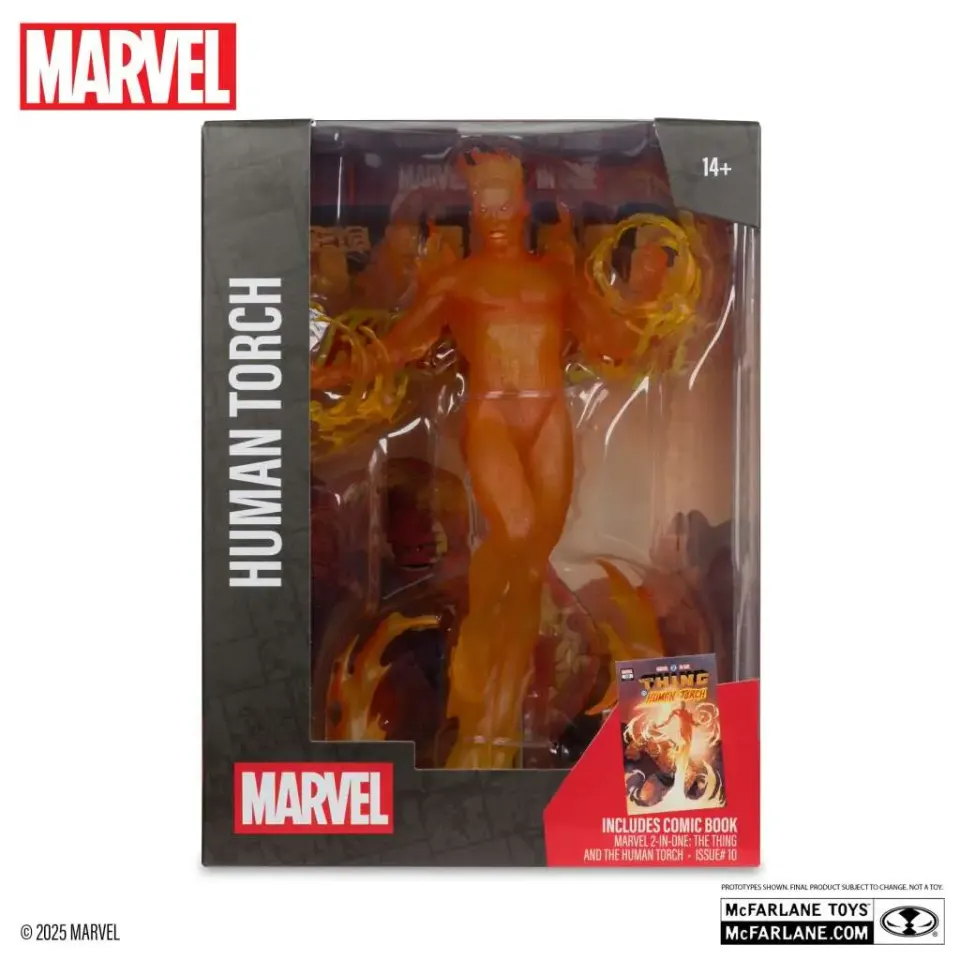 McFarlane Toys Human Torch 1:6 Marvel Two-In-One #10 Collectible - Image 5