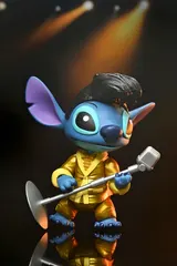NECA Disney Stitch Ultimate Gold Suit Elvis 7" Figure - Thumbnail 8