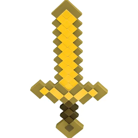 Jakks Pacific Minecraft Golden Sword 20" Plastic Costume Prop