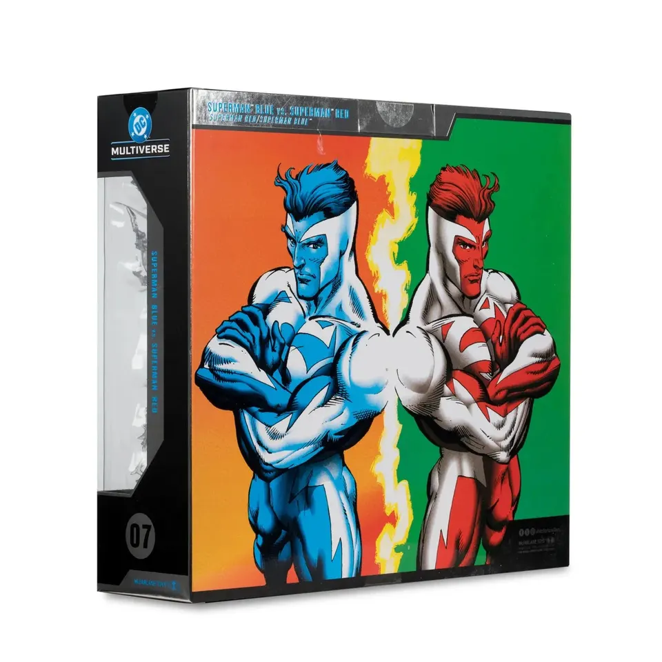 McFarlane Toys DC Multiverse Superman Red vs Blue 2-Pack - Image 9