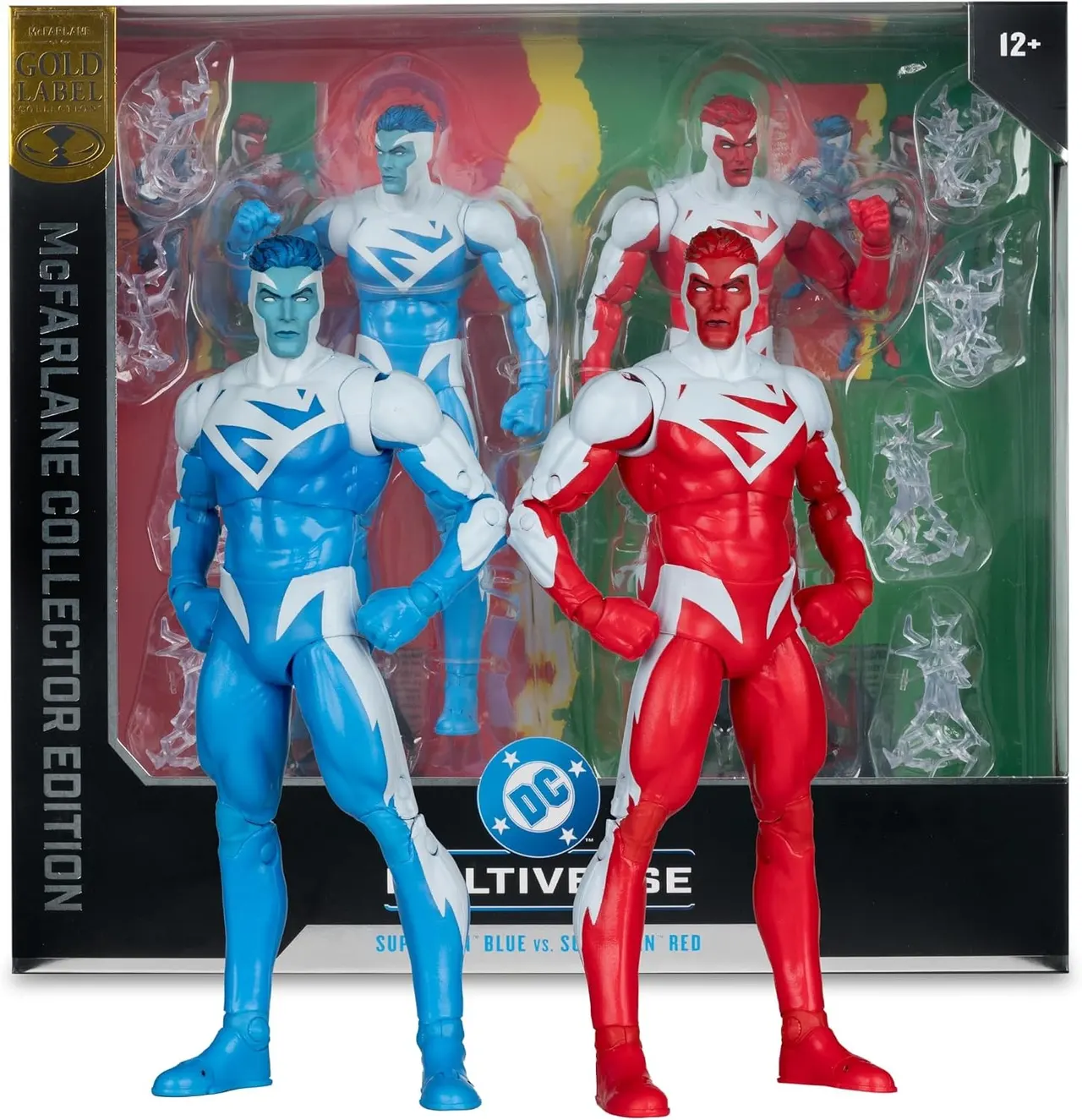 McFarlane Toys DC Multiverse Superman Red vs Blue 2-Pack - Image 1
