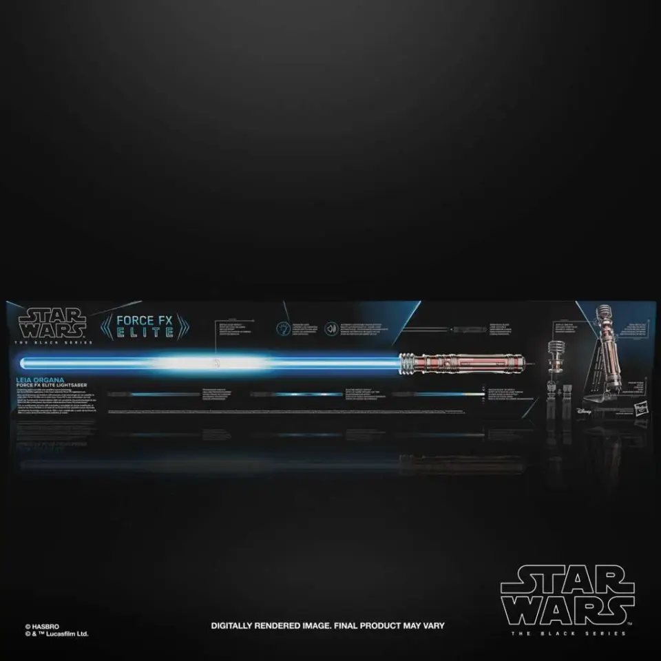 Hasbro Star Wars Black Series Leia Organa Force FX Elite Lightsaber - Image 8
