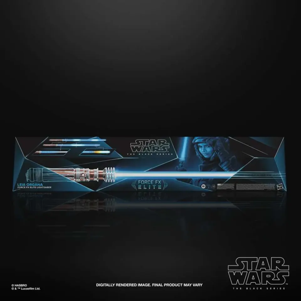 Hasbro Star Wars Black Series Leia Organa Force FX Elite Lightsaber - Image 7