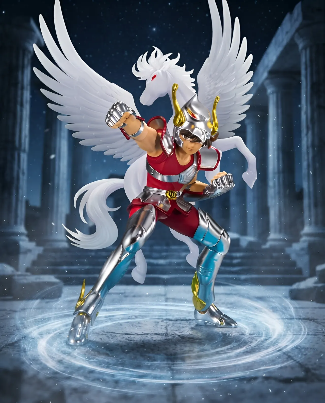 Bandai Spirits Pegasus Seiya First Bronze Cloth Figuarts Zero 26cm - Image 8