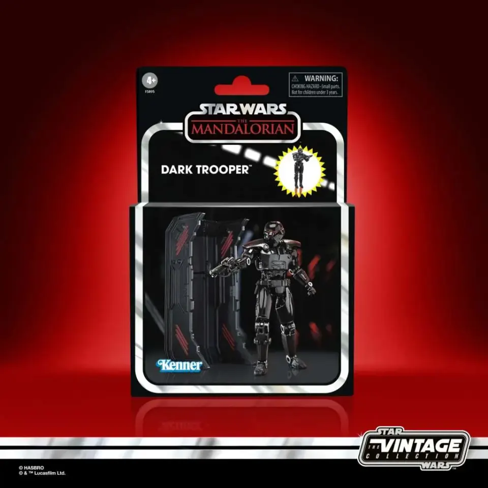 Hasbro Star Wars Vintage Collection Dark Trooper Action Figure - Image 8