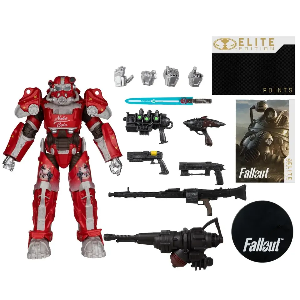 McFarlane Toys Fallout 76 Nuka Cola T-60 Gold Label Elite 7" - Image 2