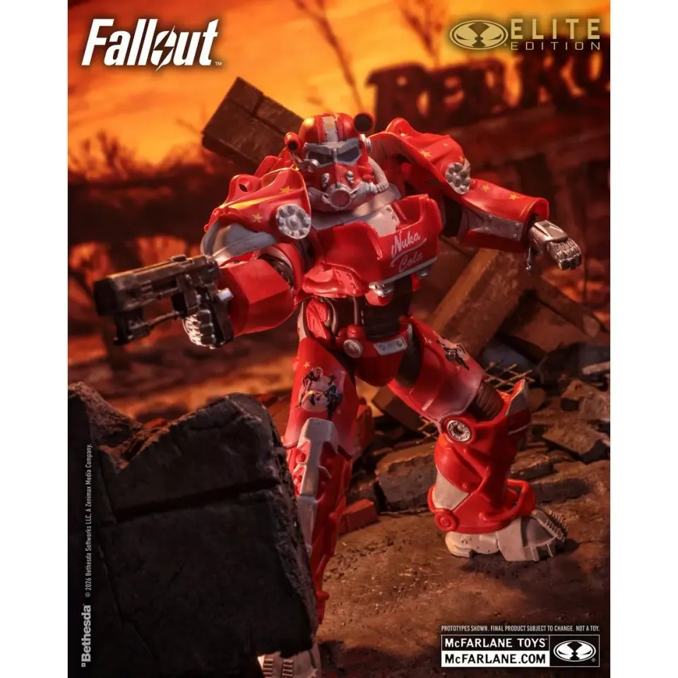 McFarlane Toys Fallout 76 Nuka Cola T-60 Gold Label Elite 7" - Image 4